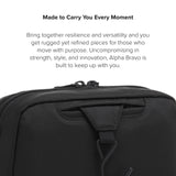 TUMI - Alpha Bravo Response Travel Kit - Men's Travel Organizer - Hanging Toiletry Bag - 6.3" X 9.5" X 3.5" - Black