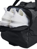 Under Armour Unisex-Adult Undeniable 5.0 Duffle, Black Medium Heather (002)/Metallic Gold, Medium