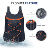 SUIKIHUM 20L Hiking-Daypack Lightweight Foldable Travel Packable Backpack for Camping Cycling Outdoor, Navy Blue