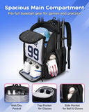 MATEIN PRO Youth Baseball Backpack for 4 Bats with Collapsible Shoes Compartment, Water-Resistant Large Boys Baseball Bat Bag with Clear Display Pocket & Insulated Beverage Pocket Holds Glove, Helmet