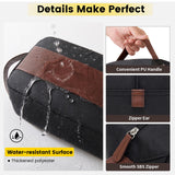 Vorspack Toiletry Bag for Men - Water Resistant Travel Bag for Toiletries, Accessories, Travel Essentials, Gifts - Black