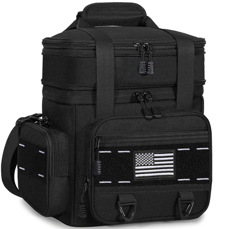 TENKIST Expandable Tactical Lunch Box, Large Insulated Lunch Cooler Bag Heavy Duty Leakproof Lunch Pail for Men Adults Work Office | Backpacks4Less