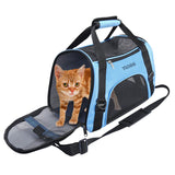 YLONG Airline Approved Pet Carrier,Soft-Sided Pet Travel Carrier for Cats Dogs Puppy Comfort Portable Foldable Pet Bag