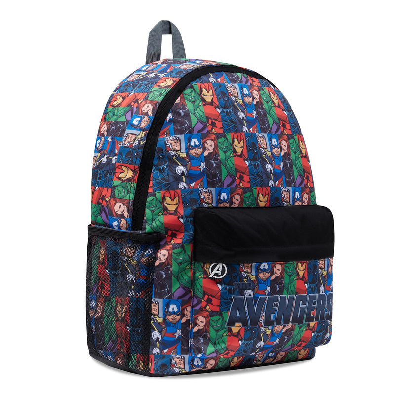 Marvel Avengers Backpack for Kids Teens Bookbag with Double Straps Daypack Backpacks for School Travel Sports Gifts for Boys (Multicolor)