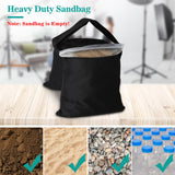 Aimosen 4 Packs Sandbags Weight Bags for Light Stand Photography Video Equipment, Heavy Duty Saddlebag for Backdrop Stand, Photo Tripod, Canopy, Pop up Tent, Umbrella Base, Fishing Chair, Picnic Table