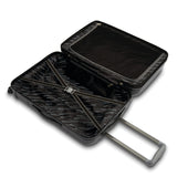 American Tourister Stratum 2.0 Expandable Hardside Luggage with Spinner Wheels, 24" SPINNER, Jet Black