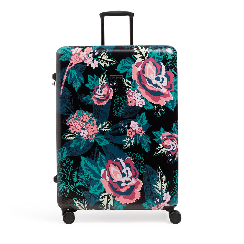 Vera Bradley Women's Hardside Rolling Suitcase Luggage, Rose Foliage, 29" Check In