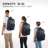 Hermosa Mesh Backpack, see-through transparent festival beach book bag