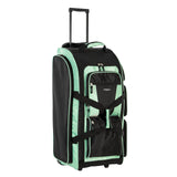 Travelers Club 30" Xpedition Rolling Duffel Bag, Seafoam