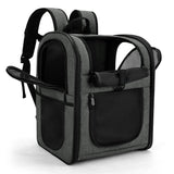 Apollo Walker Pet Carrier Backpack for 4-18lb Cats and Dogs, Puppies, Safety Features and Cushion Back Support | for Travel, Hiking, Outdoor Use (Gray)