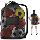 Extra Large Mesh Ball Bag, Heavy Duty Drawstring Storage Bag, 24