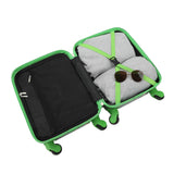 Bioworld Minecraft Creepers 2-Piece Backpack & 18" Luggage Set
