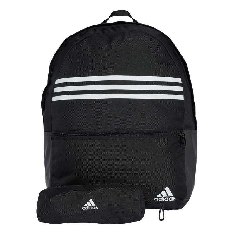 adidas Unisex Classic Horizontal 3-Stripes Backpack, Black, NS, Backpack
