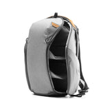Peak Design Everyday Backpack Zip 15L, Ash, 270-Degree Zip, Dual Side Pockets, FlexFold Dividers, Fits 15" Laptop, For Camera Carry, Daily Commutes or Travel, Versatile Backpack for Men and Women