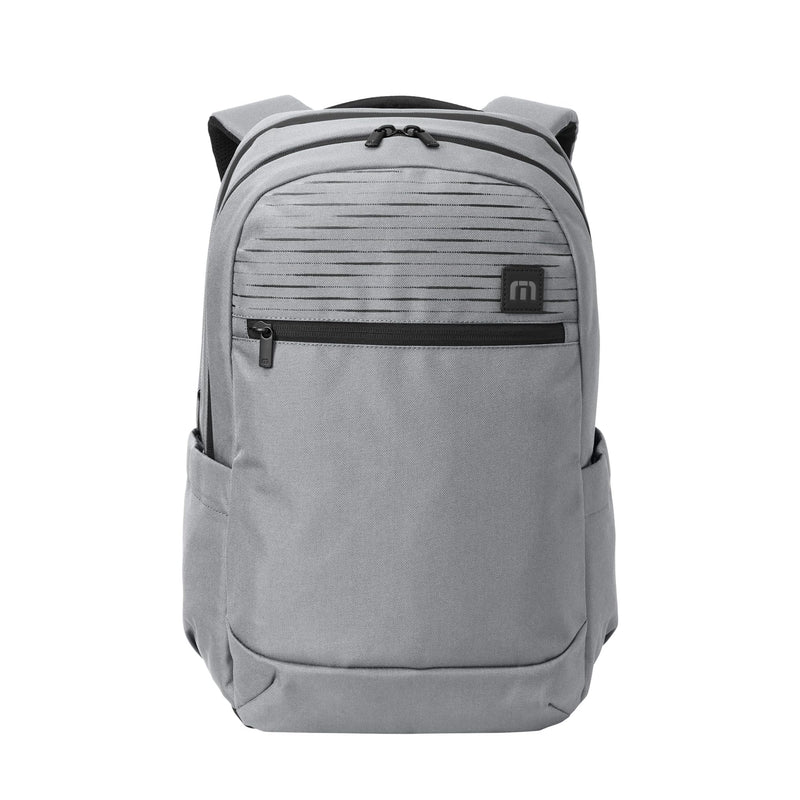 TravisMathew Approach Backpack with Laptop Sleeve, Water-Resistant Everyday Bag for Work, Travel & Hiking, Shadow Grey