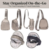 Baggallini Double Zip Mini Sling