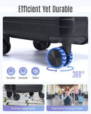 LIGHT FLIGHT Luggage Sets, 3 Piece Durable Suitcase Set with Spinner Wheels, 3 Pcs Hardside Lightweight luggage with TSA Lock, Large Checked Travel Suitcases, 20/24/28 Inch, Black