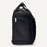 Amazon Basics Underseat Carry-On Luggage with Wheels and Handle, 14" Rolling Travel Bag, Fits Under the Seat, Black