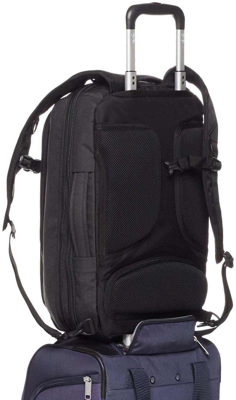 Amazon Basics Slim Carry On Laptop Travel Overnight Backpack - Black