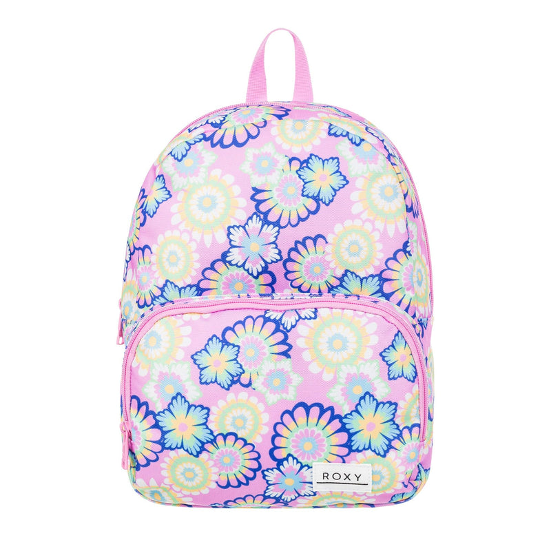 Roxy Women's Always Core Backpack | Travel | Everyday Carry | Beach | Polyester | 8L Capacity - Lilca Chiffron Flower Party