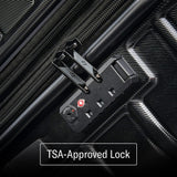 Samsonite Omni 2 28-Inch Large Checked Hardside Luggage with 360° Spinner Wheels - Scratch Resistant Hardshell - TSA Lock - Expandable Polycarbonate Shell for Lightweight Travel - Midnight Black