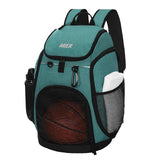 MIER Gym Backpack 40L Basketball Backpack with Ball Compartment & Shoes Storage Multi-Functional Sports Soccer Bag Large Equipment Back Pack Volleyball Backpacks for Men Women, Light Green
