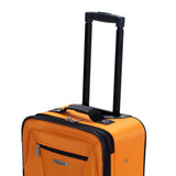 Rockland Fashion Softside Upright Luggage Set,Expandable, Orange, 2-Piece (14/19)