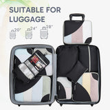 ALL INCLUDED 10 Set Durable Packing Cubes for Suitcases,OlarHike Essentials for Travel,UPGRADED Anti-Tear Stitching, NEW Improved Luggage Packing Organizers for Travel Accessories (Black)