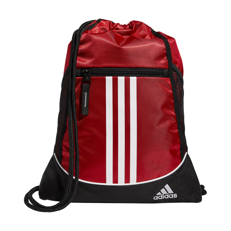 adidas Alliance Sackpack – Drawstring Backpack for Sports, Small Gym Bag