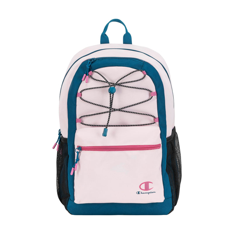 Champion Bungee Backpack, Pink/Blue, OS