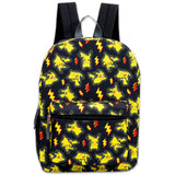 Pokemon Backpack Set for Boys - Bundle with 16" Pikachu Backpack, Water Bottle, Stickers, More | Pokemon Pikachu School Bag for Kids