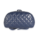 Chanel, Pre-Loved Navy Quilted Lambskin Small Urban Spirit Backpack
