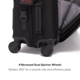 TUMI - Alpha Garment 4 Wheeled Carry-On - Garment Compartment Fits 6 Suits or Dresses - Carry On Luggage for Travel - Black