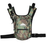 FROSTY PEAKS Minimalist outdoor, Chest Pack with Easy-Access Phone Pouch, Dual-Side Pockets, (Camo) | Backpacks4Less