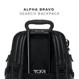 TUMI - Alpha Bravo Search Backpack - Laptop Backpack for Men & Women - Backpack for Work & Travel - 17.0" X 14.0" X 8.3" - Black Leather
