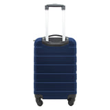 Travelers Club Harper Luggage, Blue, 22-Inch Carry-On