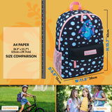 Disney Stitch Backpack for Girls Teens School Bag Kids Book Bag School Supplies Gifts (Black)