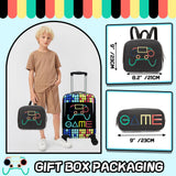 Inprof Kid’s Luggage Set 5 Piece Suitcase Set 16’’ Hardside Luggage with Spinner Wheels Girls Boys Carry on Luggage Travel Rolling Luggage Airline Approved