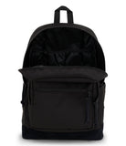 JanSport Right Pack Backpack - Durable Daypack with Padded 15" Laptop Sleeve, Spacious Main Compartment & Integrated Water Bottle Pocket, Monochrome Black