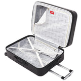 Wrangler Smart Spinner Hardside Luggage, 3 Piece Set, Black