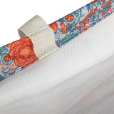 Household Essentials Large Canvas Utility Tote Bag with Handles | Collapsible Storage Basket for Laundry, Groceries, College, Beach, Car & More | Water-Resistant Lining | 11"x22"x13"