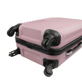 Dejuno Craft Hardside 3-Piece Lightweight Spinner Luggage Set - Blush