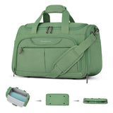 Hanke Underseat Carry On luggage Bags for Travel, Foldable Travel Bags for Women, Soft Lightweight Personal Item Travel Bag Small Carry On Bags for Airplanes, Travel Tote Bags for Women Men. Green