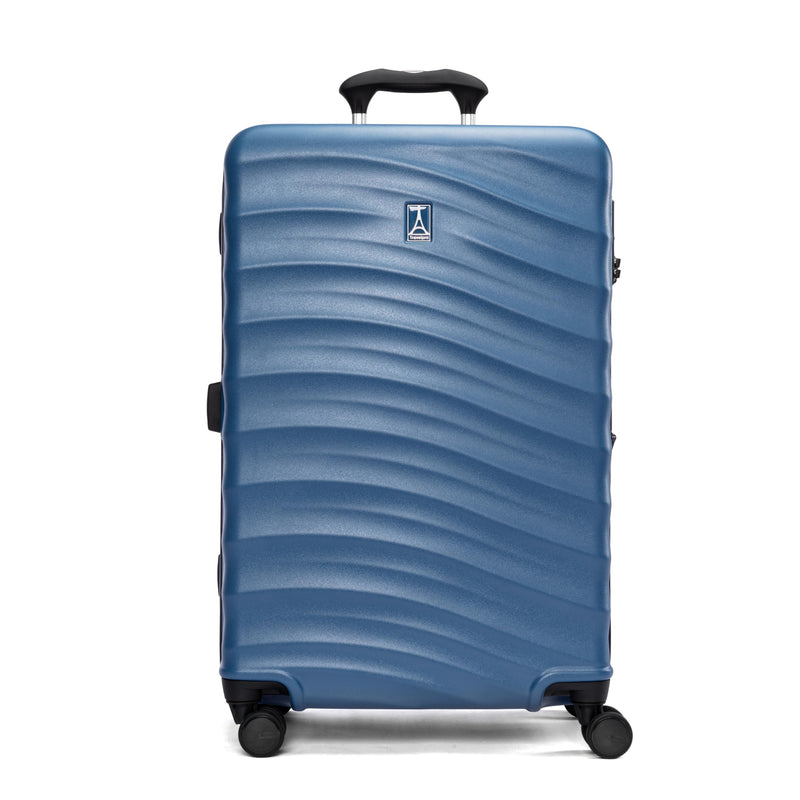 Travelpro Maxlite Air V2 Hardside Expandable Checked Luggage, 8 Spinner Wheels, Lightweight Hard Shell Suitcase, TSA lock, Ensign Blue, Checked Medium 25-Inch