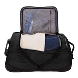 Eddie Bauer Traverse Luggage | Roller Wheels | Telescoping Handle | Travel | Vacation | Ripstop Nylon - Black, 22"