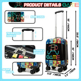 Inprof Kid’s Luggage Set 5 Piece Suitcase Set 16’’ Hardside Luggage with Spinner Wheels Girls Boys Carry on Luggage Travel Rolling Luggage Airline Approved