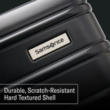 Samsonite Omni 2 Hardside Expandable Luggage with Spinner Wheels, 3-Piece Set (19/24/28), Midnight Black