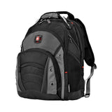 Wenger Synergy Laptop Backpack, Fits 16 Inch Laptop, Men's and Women's Laptop Bag, Black/Grey