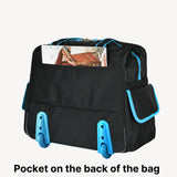 Olympia U.S.A. Deluxe Lightweight Rolling Overnighter Case Overnight Laptop Bag Weekender Travel Carry-On Suitcase Luggage with Wheels and Adjustable Push-Down Handle