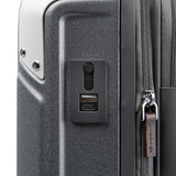 Travelpro Platinum Elite Hardside Expandable Carry on Luggage, 8 Wheel Spinner, TSA Lock, Hard Shell Polycarbonate Suitcase, Vintage Grey, Carry on 21-Inch
